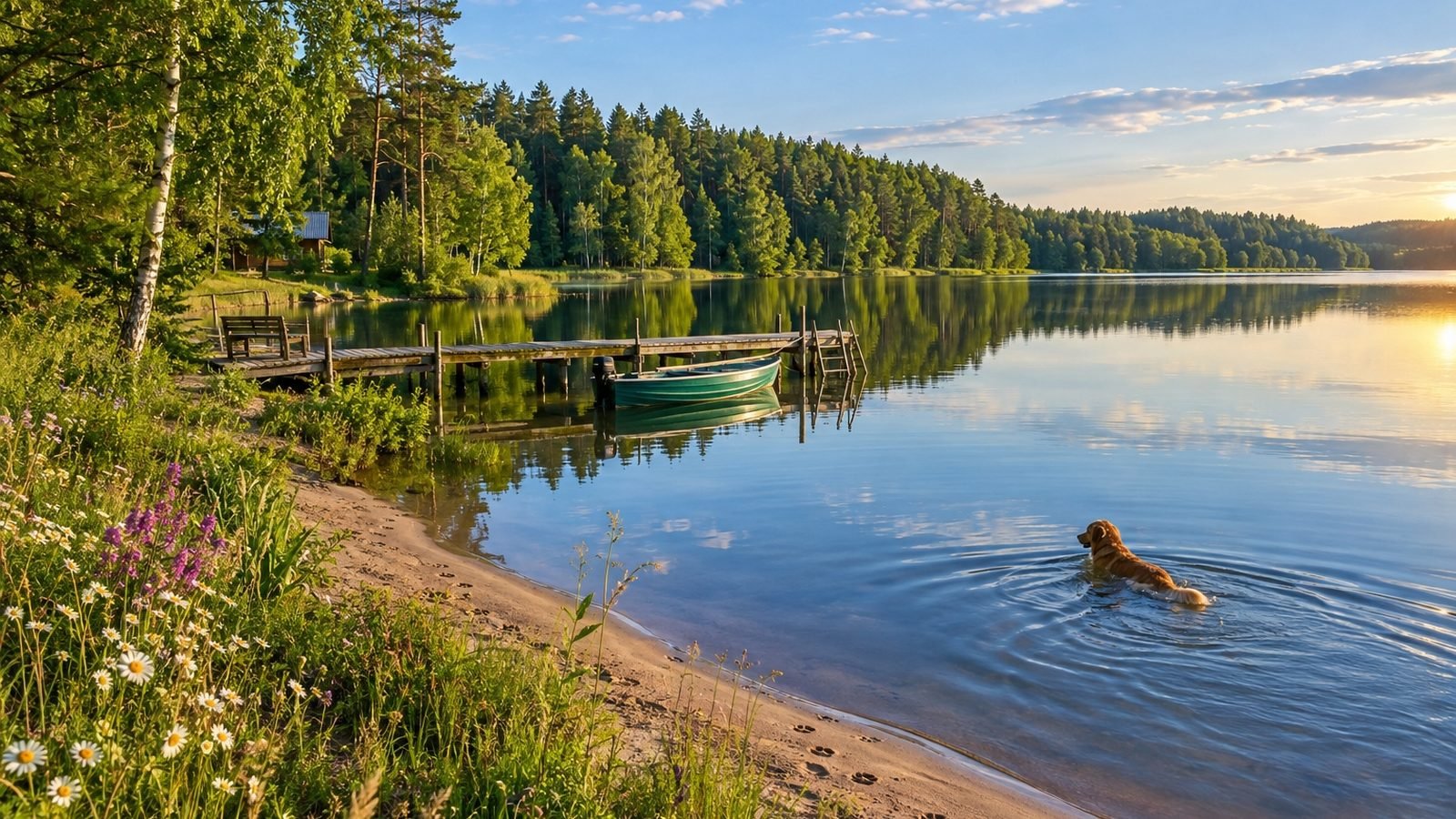 Okolica: Mazury. Zdjecie ilustracyjne regionu, nie obiektu.